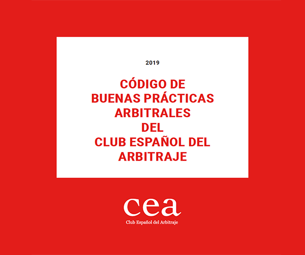 CÓDIGO DE BUENAS PRÁCTICAS ARBITRALES