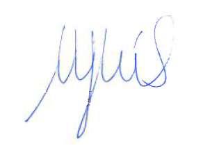 Firma de la presidenta